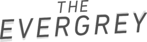 The Evergrey logo grayscale