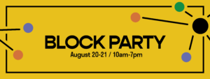Seattle Design Festival Block Party at Lake Union Park August 20-21
