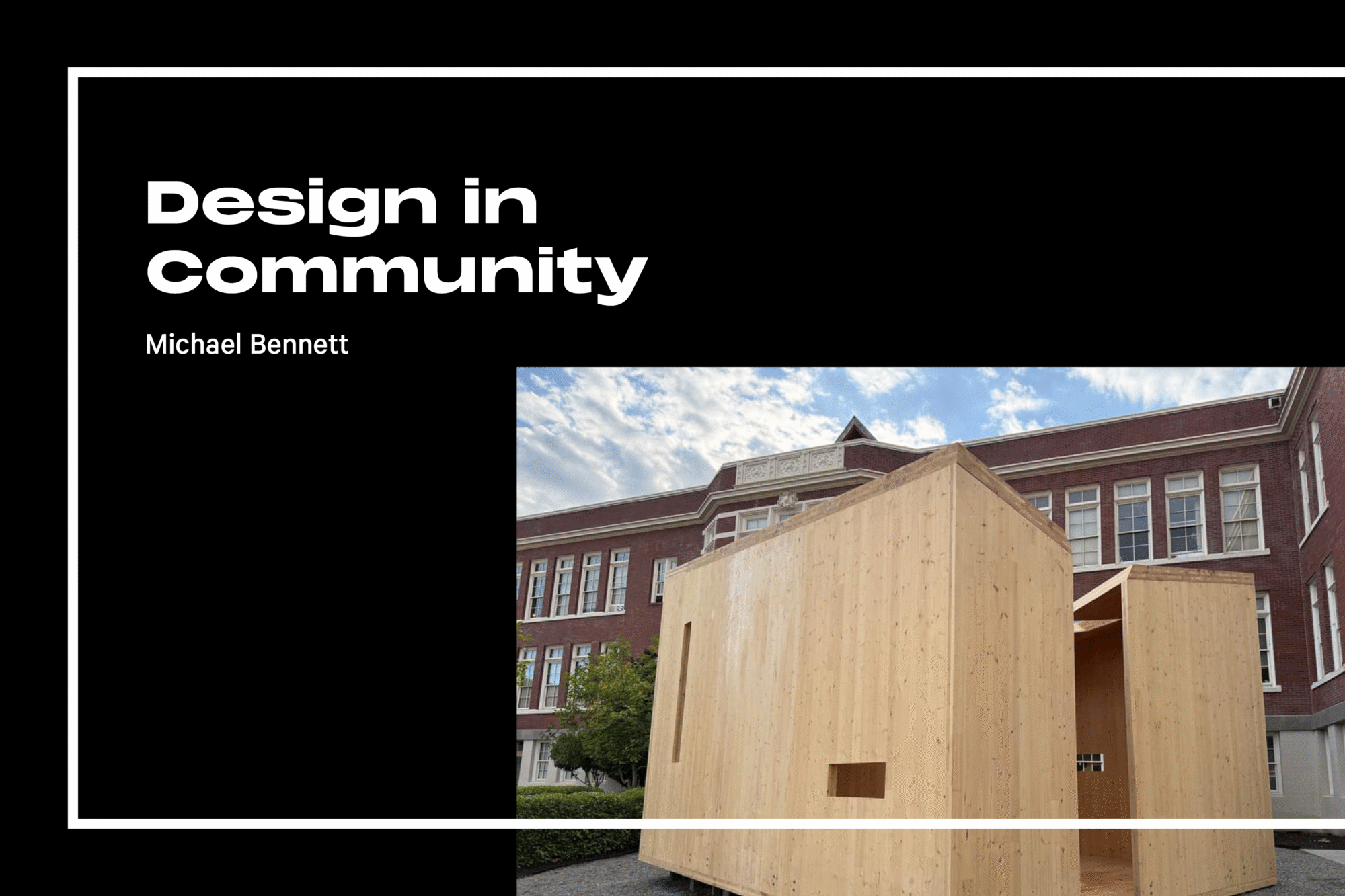 DesignInCommunity_3x2_Michael Bennett